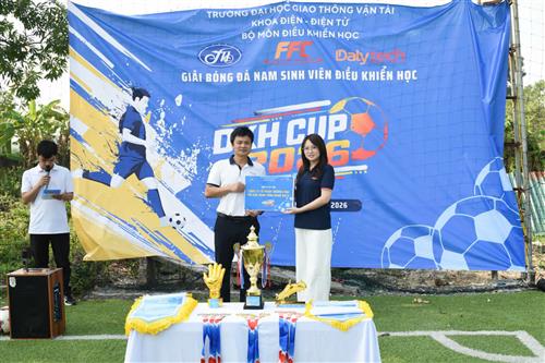 DALYTECH ĐỒNG HÀNH CÙNG GIẢI BÓNG ĐÁ NAM SINH VIÊN BỘ MÔN ĐIỀU KHIỂN HỌC - DHK CUP 2026
